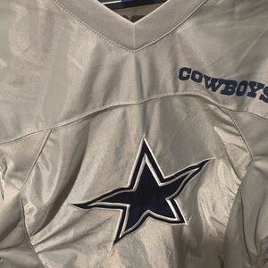 Dallas Cowboys NFL Team Apparel Silver Jersey unisex blank Size M New